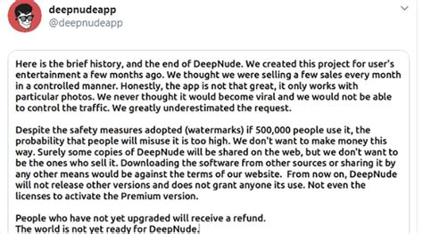 DeepNude App Has Been Taken Down, But Will It Remain That .